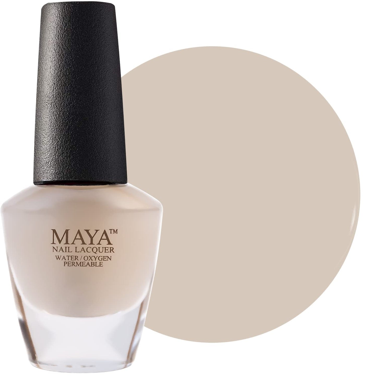 MAYA Nail Lacquer (Matte Top Coat). Breathable, Made in the USA, and 9-FREE