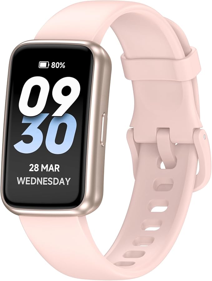 Pedometer Watch No App/Phone Required Slim Fitness Tracker, 30 Meters Waterproof 1.47'' Smart Watch, Heart Rate & Blood Ox...