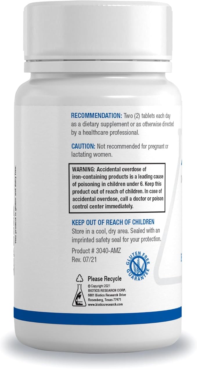 Biotics Research ADB5-Plus Support Healthy Adrenal Gland Function, Support Healthy Cortisol Levels, Positive Response to Stress, Healthy Energy Levels. 90 Tablets