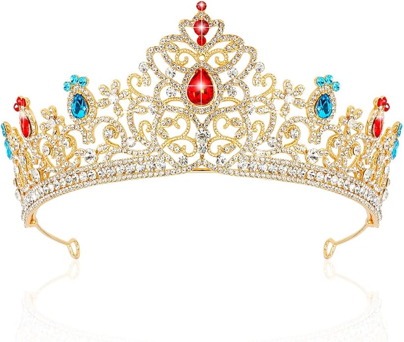 Crystal Crowns for Women Tiaras Bride Royal Queen Crown Princess Tiara Quinceanera Headpieces for Wedding Bridal Headband ...