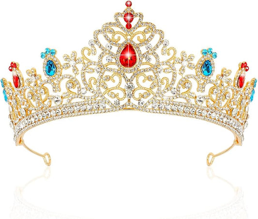 Crystal Crowns for Women Tiaras Bride Royal Queen Crown Princess Tiara Quinceanera Headpieces for Wedding Bridal Headband ...