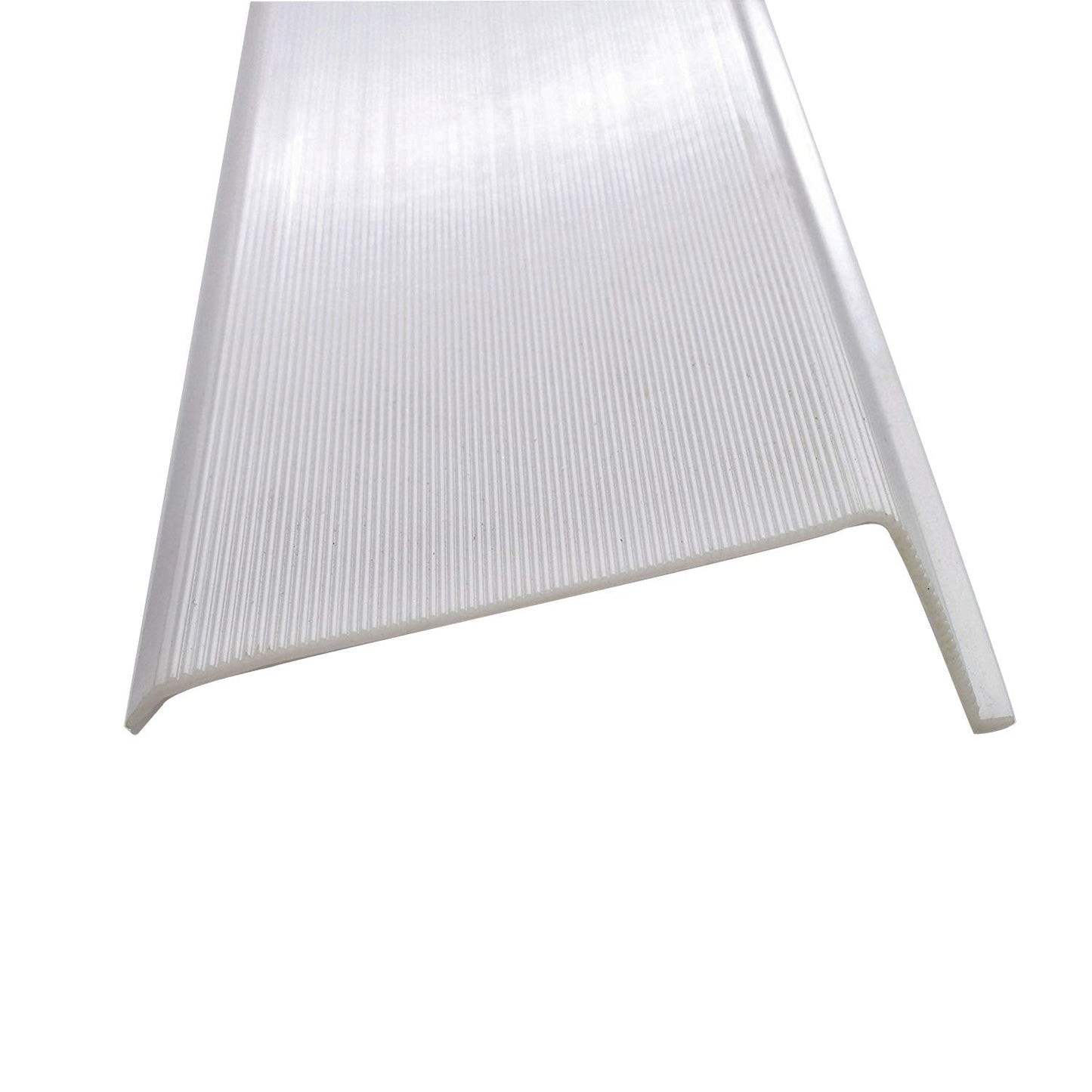 Beam Lighting Under Cabinet Light Cover - White Ribbed Acrylic Diffuser, L-Shaped, 24, Model Ws-320