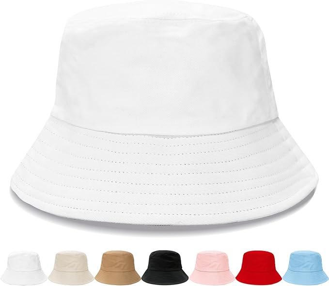 NPQQUAN Bucket Hats fot Men Women Packable Foldable Sun Hats for Women Beach Travel Cap
