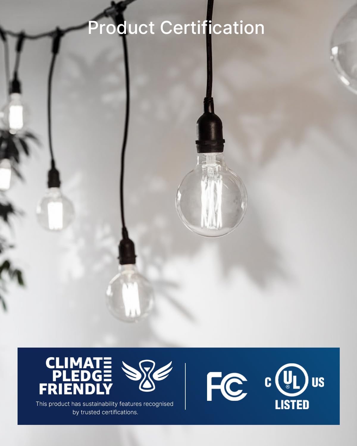 Flsnt 6 Pack G25 Led Globe Edison Bulbs For Bathroom Vanity & Mirror Lighting  5000K Daylight  Cri90+ Dimmable  40W Equivalent  400Lm  E26 Base  Clear Glass Decorative Bulbs