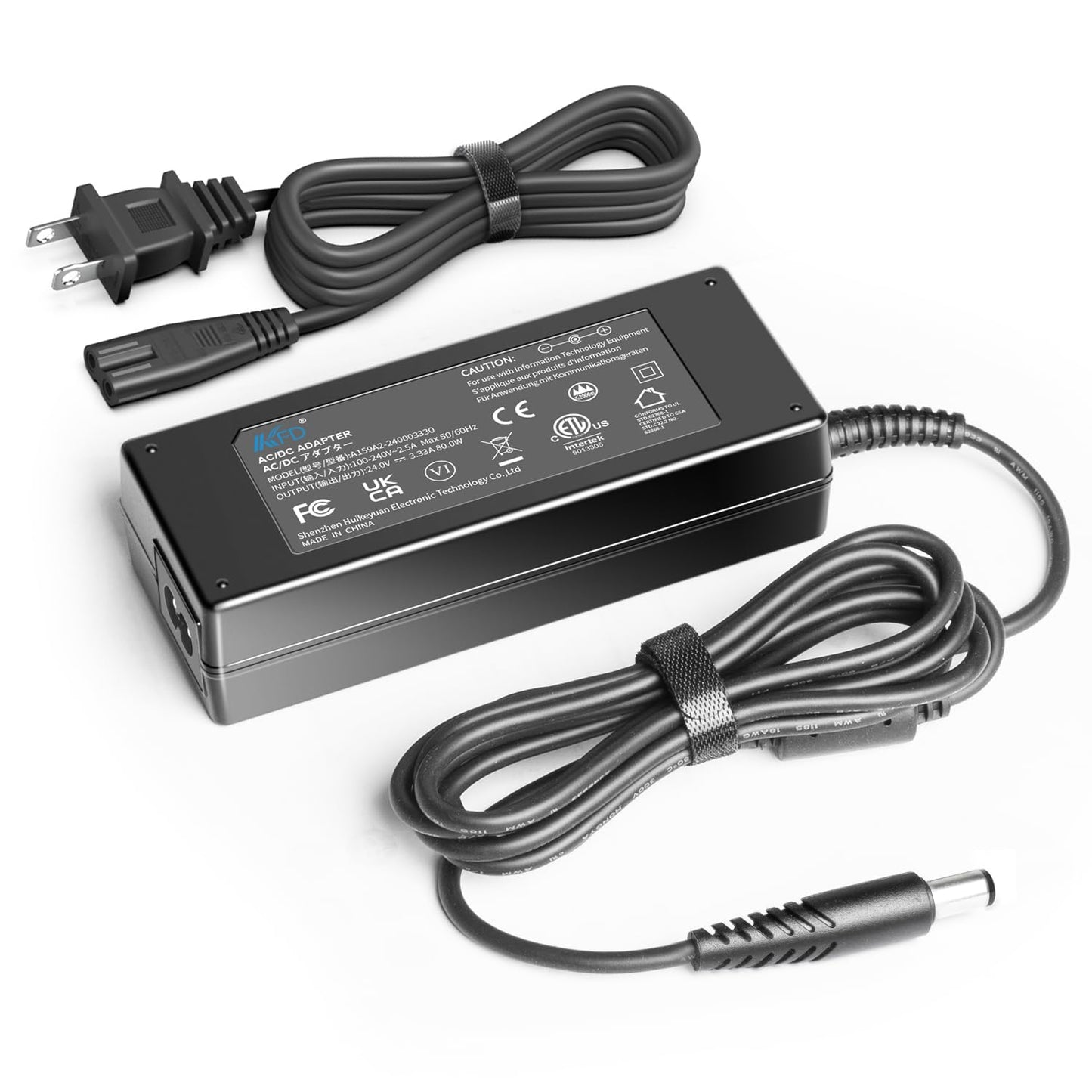 KFD 24V AC/DC Adapter Charger for 3B Luna Model G3 A20 BPAP 25A LG3700 LG3700W LG3600 LG3500 E3922318301 REF 10230444 G3A20 G3A25 CPAP & BiPAP Machine APD DA-80A24 80W Power Supply Cord