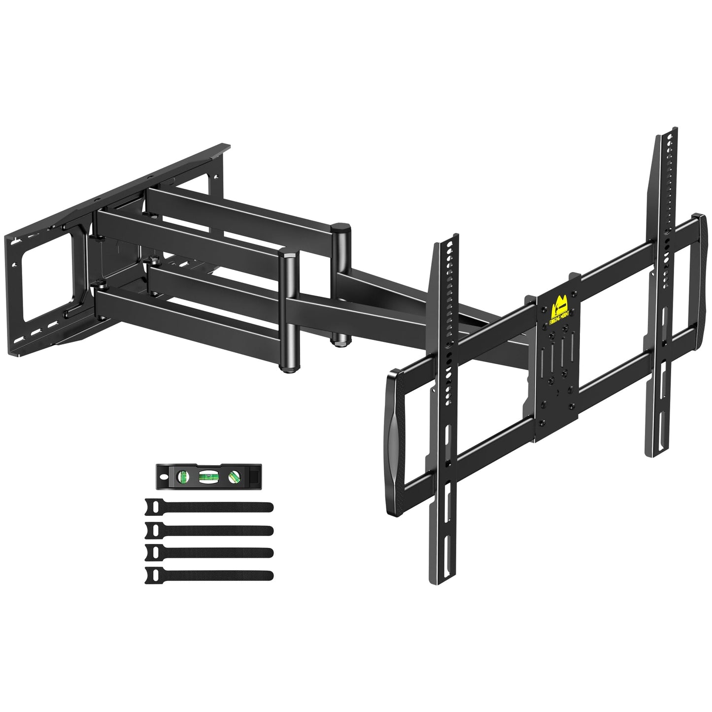 FORGING MOUNT Heavy Duty XXL Full Motion TV Wall Mount with 43" Long Arm Max VESA 900x600 for Extra Large 65 to 85,86,98,100 inch TVs,Universal TV Mount Bracket Swivel Tilt Holds 220lbs,16-24” Studs