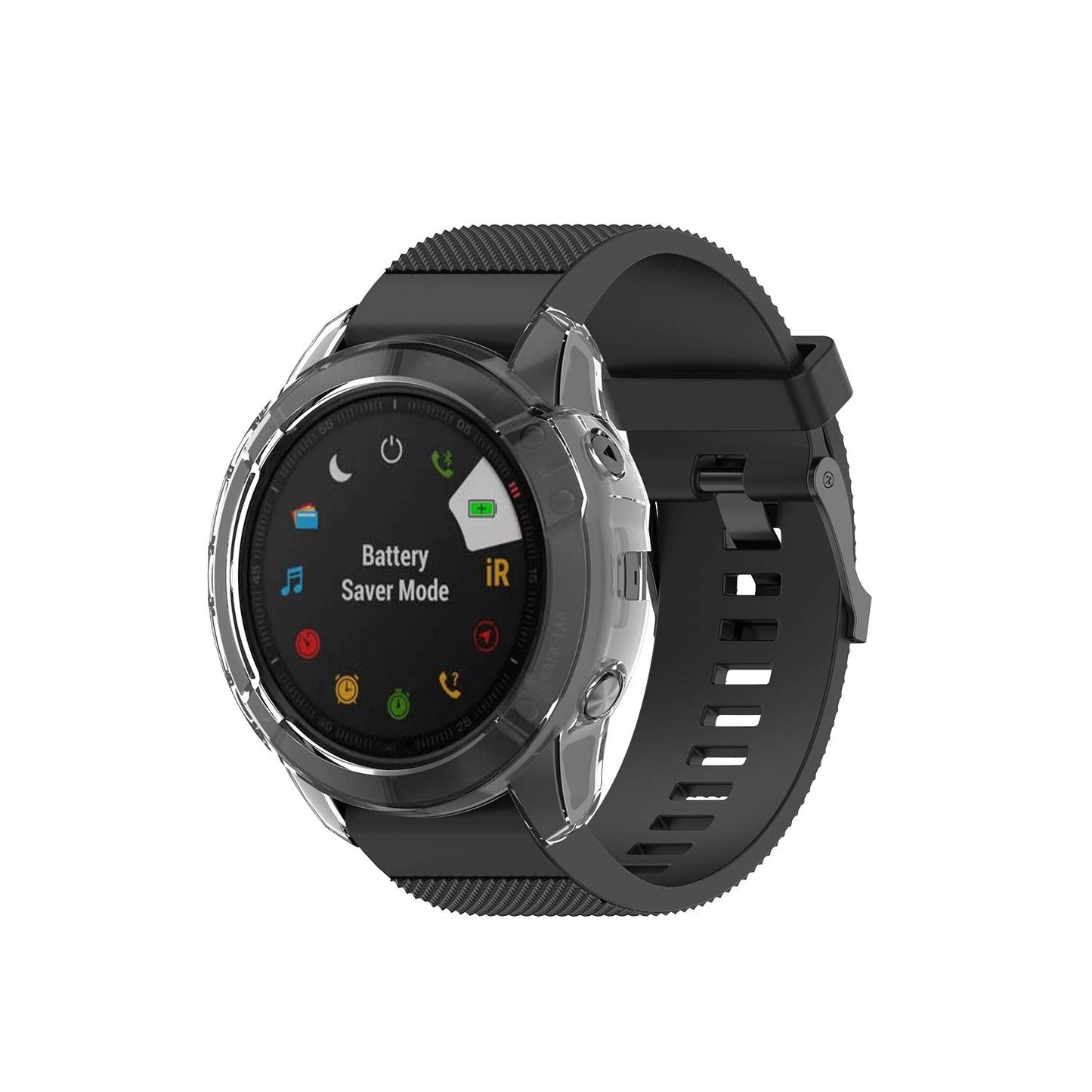 Ruentech Case Cover Compatible With Garmin Fenix 6X/6X Pro/Fenix 6X Sapphire Case Protector Tpu Protective Case Frame For Fenix