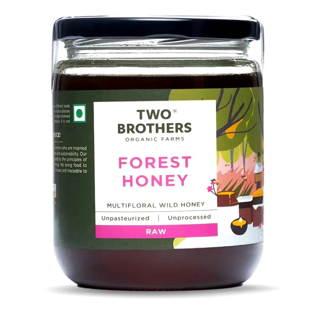 Forest Honey | Raw, Wild, Unfiltered & Unpasteurized | Multifloral Honey from Native Indian Bees | No Additives, Rich in Pollen