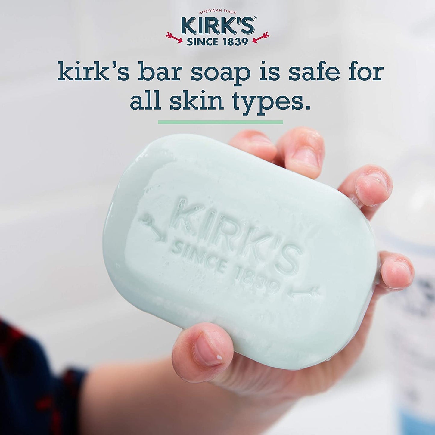 Kirk's Original Coco Castile Bar Soap Soothing Aloe Vera, 4 Oz