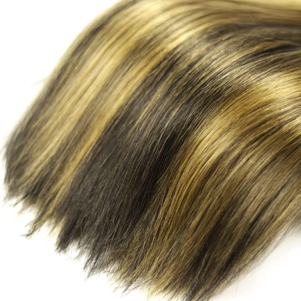 Lagalaga Bundles Human Hair 22 24 26 Inch Straight Wave Chocolate Brown P1B/27 Human Hair Bundles Unprocessed Brazilian Virgin H