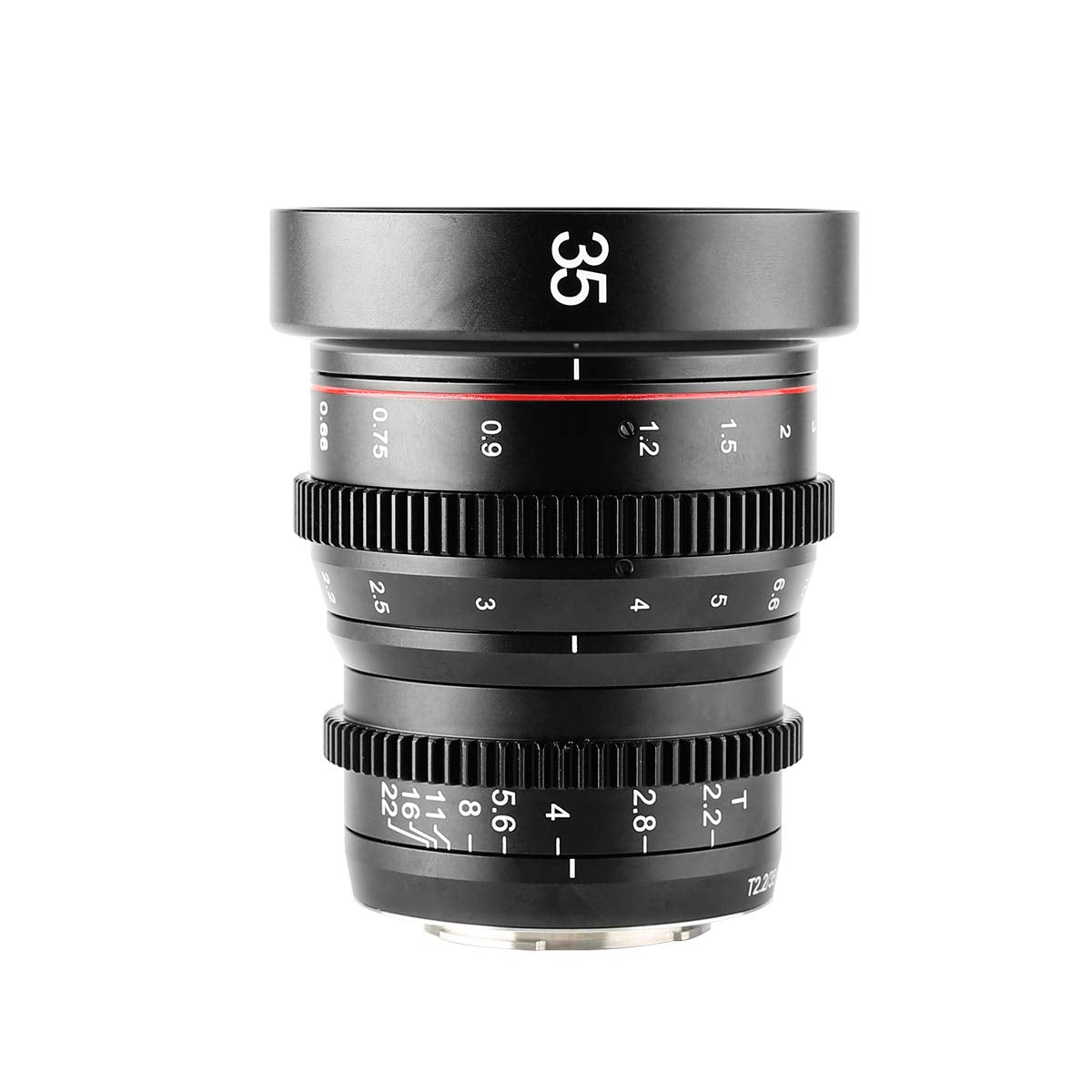Meike 35Mm T2.2 Mini Manual Focus Wide-Angle Cinema Lens For M43 Micro Four Thirds Mft Mount Cameras Bmpcc 4K Zcam E2