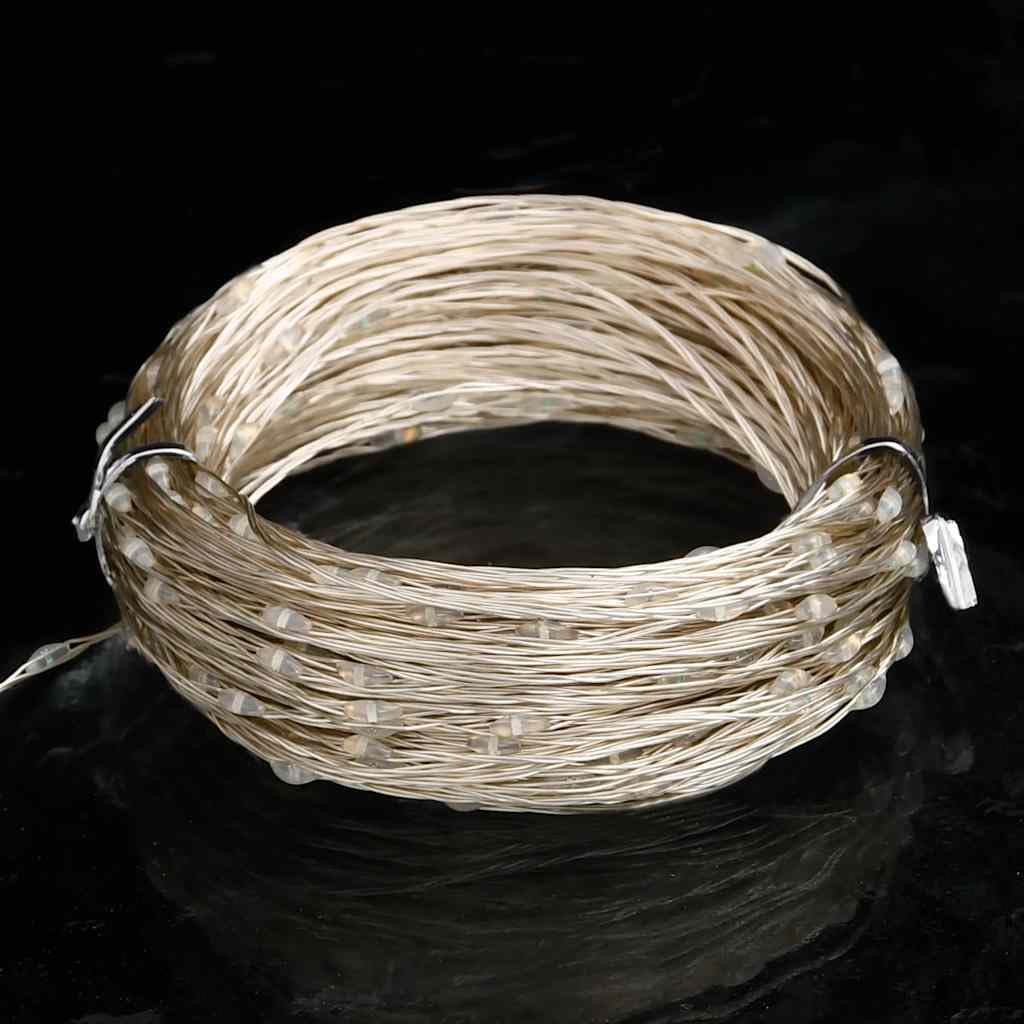 vidaXL Blue LED String Lights, 150 LEDs, 49.2 ft Long, Flexible Copper Wire, Model 330052, Indoor & Outdoor Use