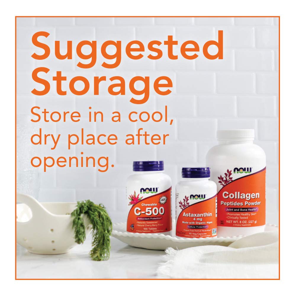 Now Foods High Potency 5mg Melatonin 2X(180 vcaps) White/Orange
