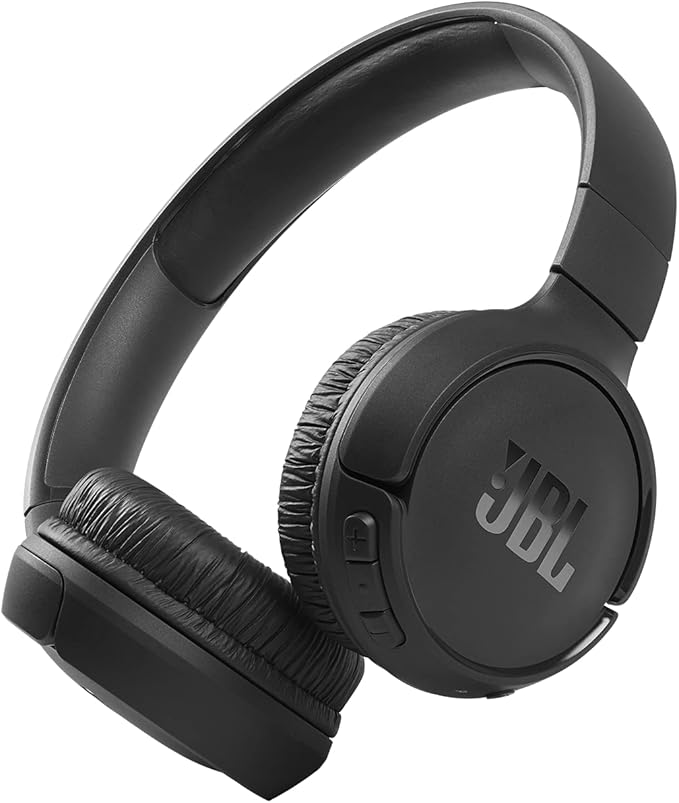 JBL Tune 510BT - Bluetooth headphones with up to 40 hours battery, microphone for call, foldable and comfortable, Android ...