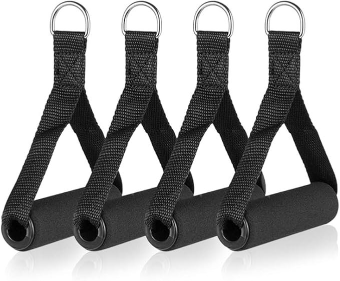 4PCS/1set Exercise Resistance Bands Handle Set, Workout Bands with Handles, Home Workouts Resistance Bands Handle Set for ...