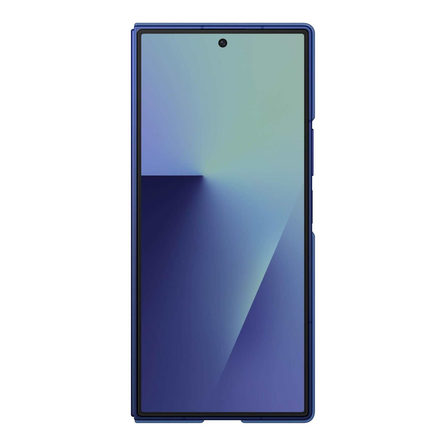 Samsung Galaxy Z Fold7 Silicone Phone Case, Protective Cover With Stand, Secure Grip, Soft, Comfortable Design, Us Version, Navy