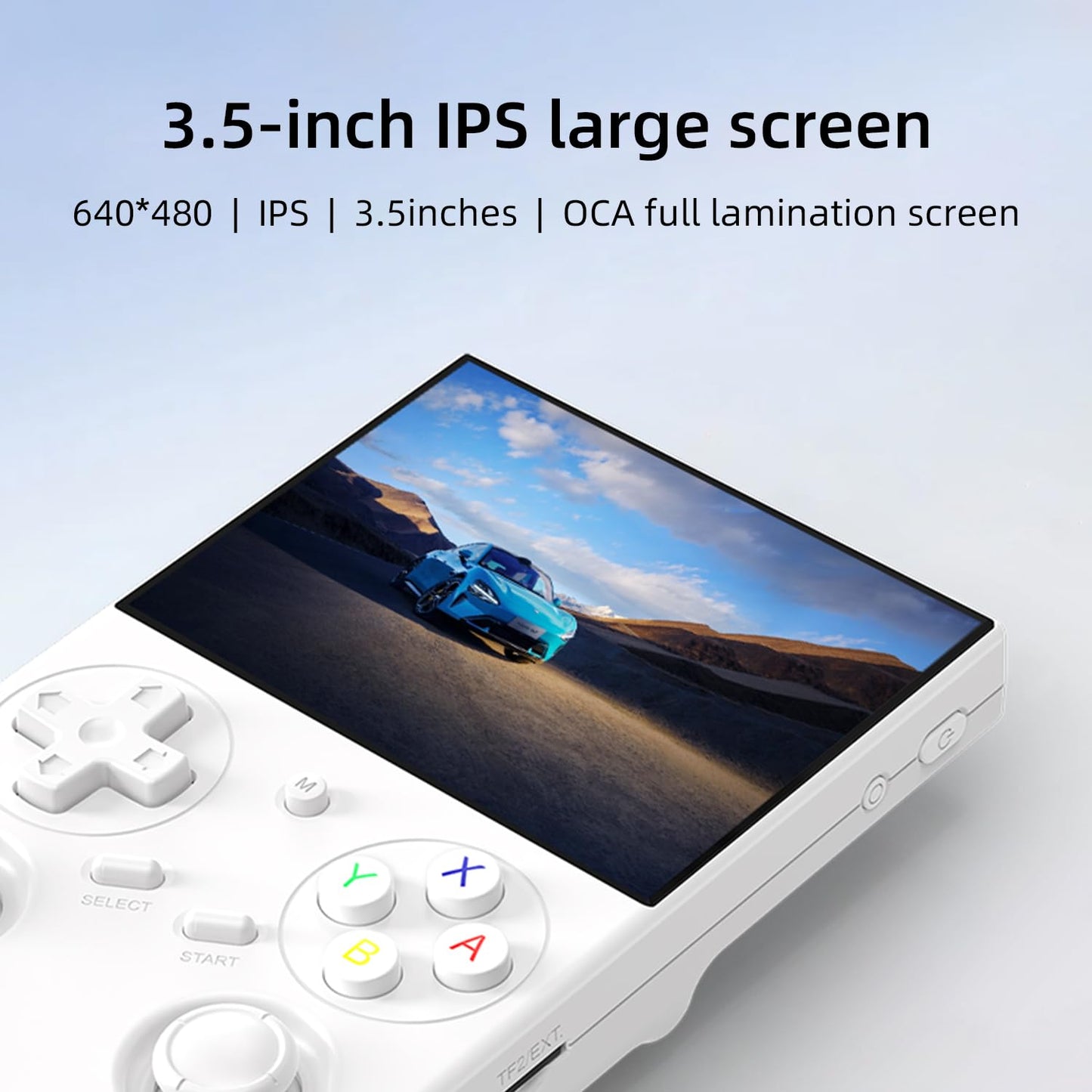 RG35XX Pro Handheld Game Consoles RG35XXPro Retro Gaming Console with 64GB Card 4353 Games Video Game Console Linux 64 Portable Pocket Arcade Support 30+ Simulators WiFi Bluetooth HD Output White