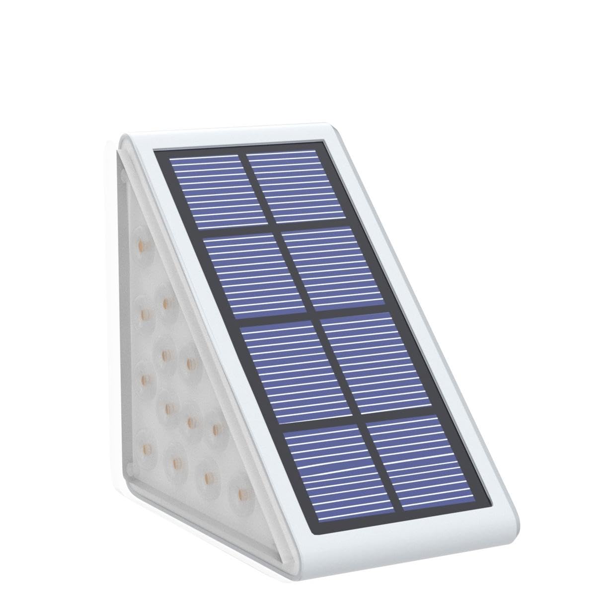 NIORSUN Solar Step Lights 8 Pack, Outdoor Stair Lights Waterproof IP67 with Auto On/Off - 3000K Warm White for Steps, Stairs, Deck, Patio, Yard, Porch, Garden, Sidewalk, Front Door