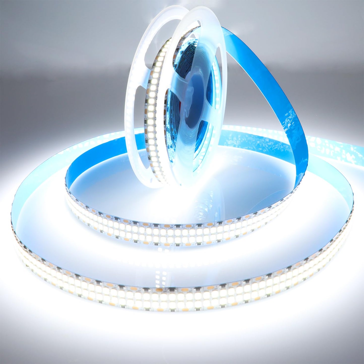LEDENET LED Strip Lights 16.4ft 2400 LEDs Cold White 6500K Non-waterproof IP20 Flexible Tape Light DC 12V Model LEDENET-STRIP-