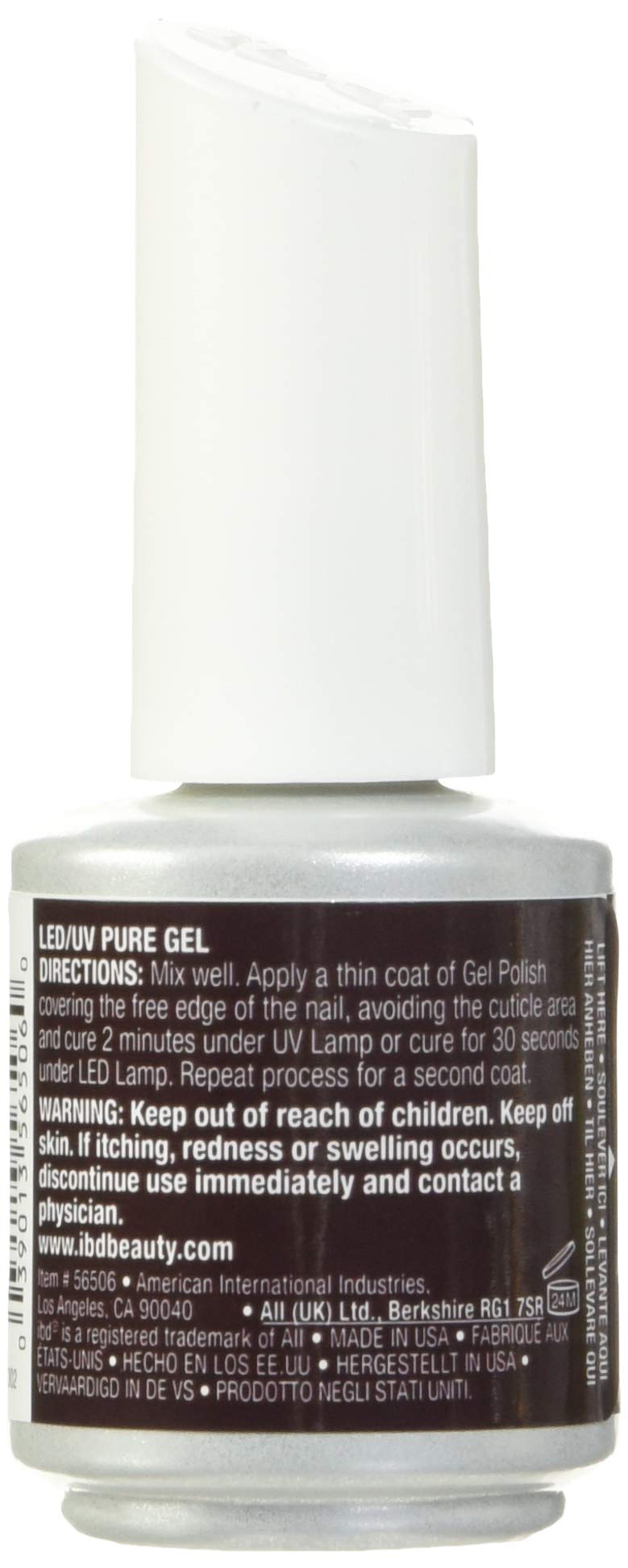 IBD Just Gel Nail Polish, Plum Raven, 0.5 Fluid Ounce