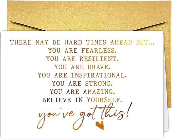 PUGAILA Heartfelt Encouragement&Support Card, Sympathy, Get Well, Affirmation, Positive Sobriety, Thinking of You, Speedy ...