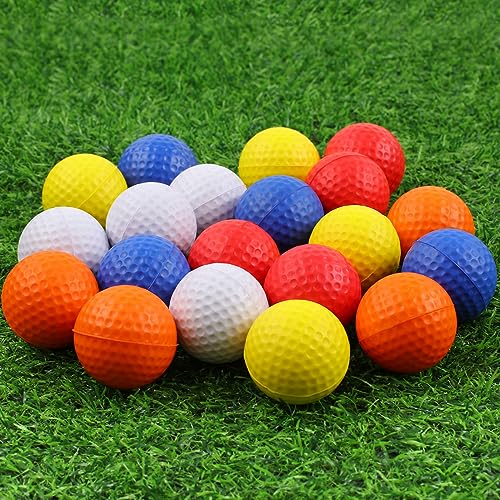 Guirnd 20 Pack Foam Golf Balls, 41mm Practice Golf Balls, Realistic Feel and Long Lasting Limited Fligh Practice Golf Ball...