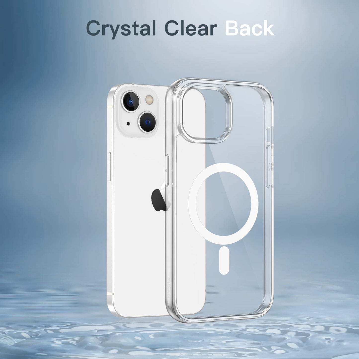 Jetech Magnetic Case For Iphone 14 6.1-Inch Compatible With Magsafe Wireless Charging, Shockproof Phone Bumper Cover, Anti-Scrat