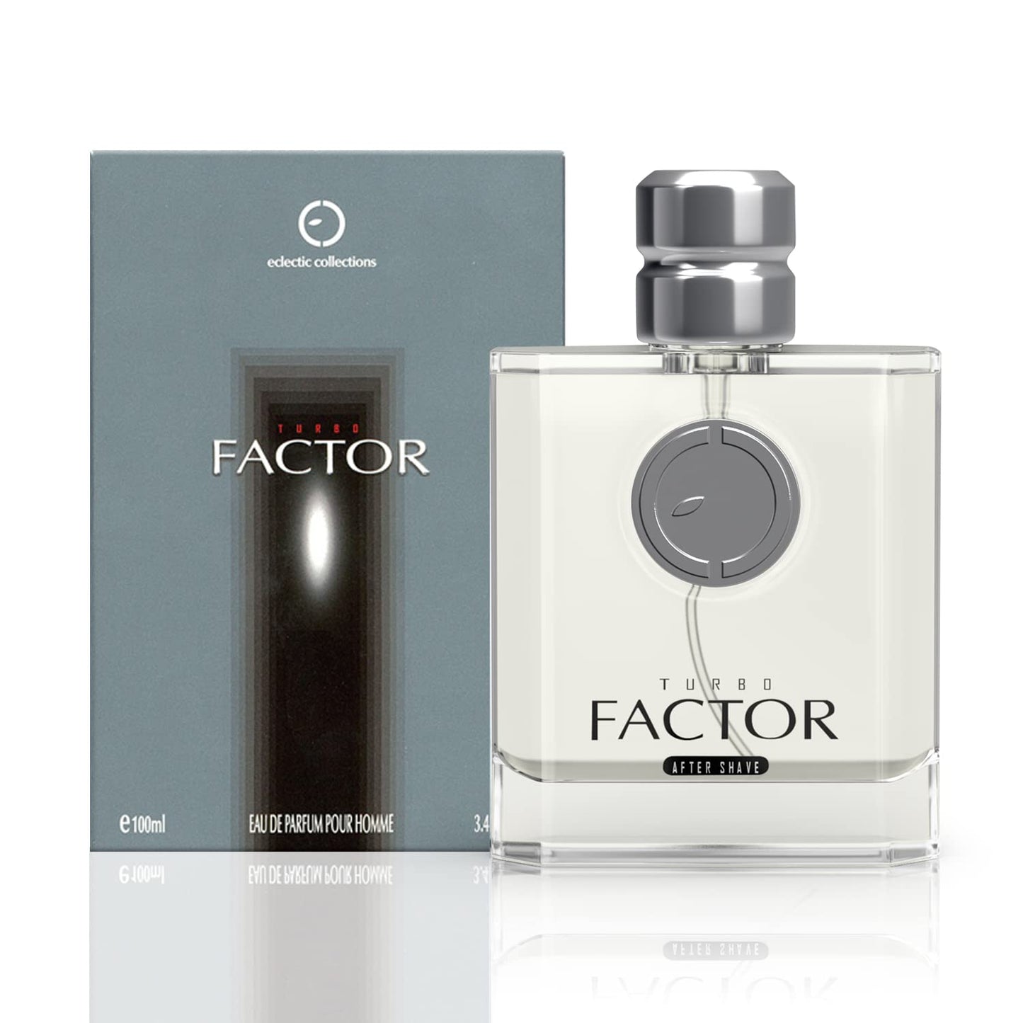 Eclectic Collections Factor Turbo Eau De Parfum Spray For Men, 3.4 Ounce
