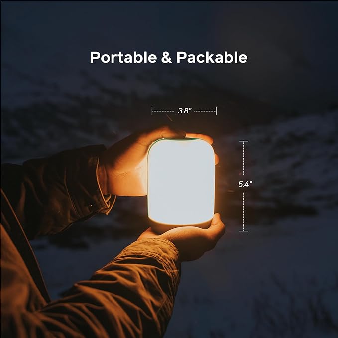 BioLite Alpenglow Multicolor USB Lantern with Rechargeable Battery and Charging Port, Alpenglow 500