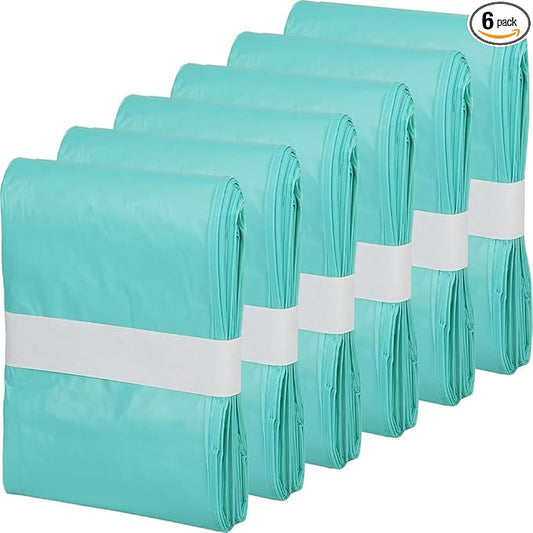 Adult Diaper Liner Refills Compatible with Janibell Akord 280 Slim Model Adult Diaper System, A Single Liner Pack Will Last for Over 500 Briefs Using Green,Pack of 6