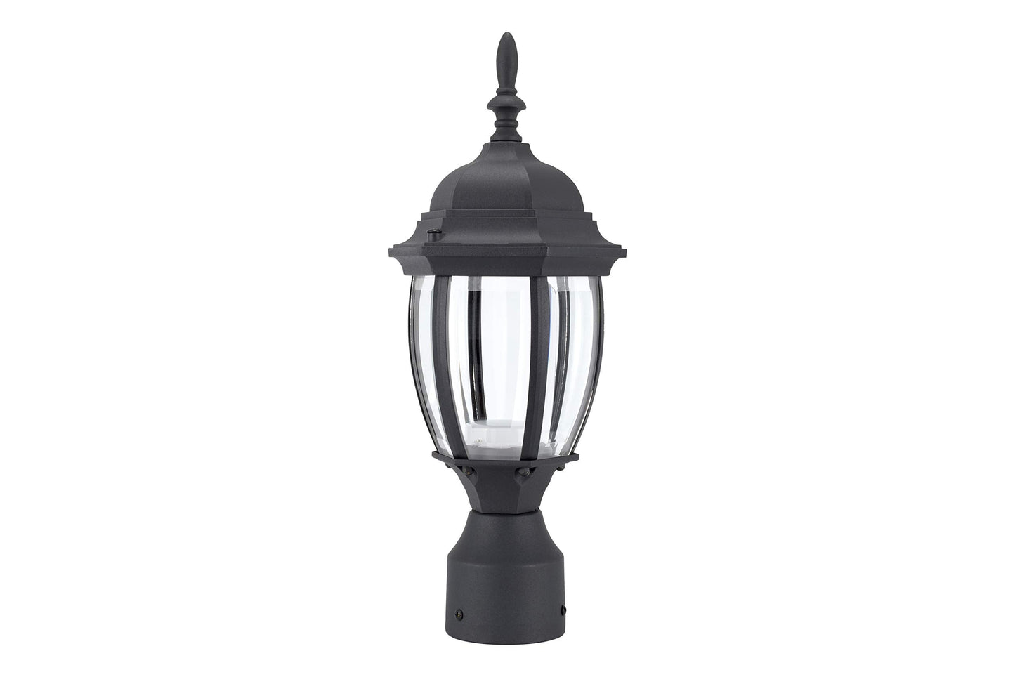 LIT-PaTH LED Outdoor Post Light, 9.5W 800 Lumens, 5000K Daylight White, Aluminum, Matte Black, Model LT-PL00150K,