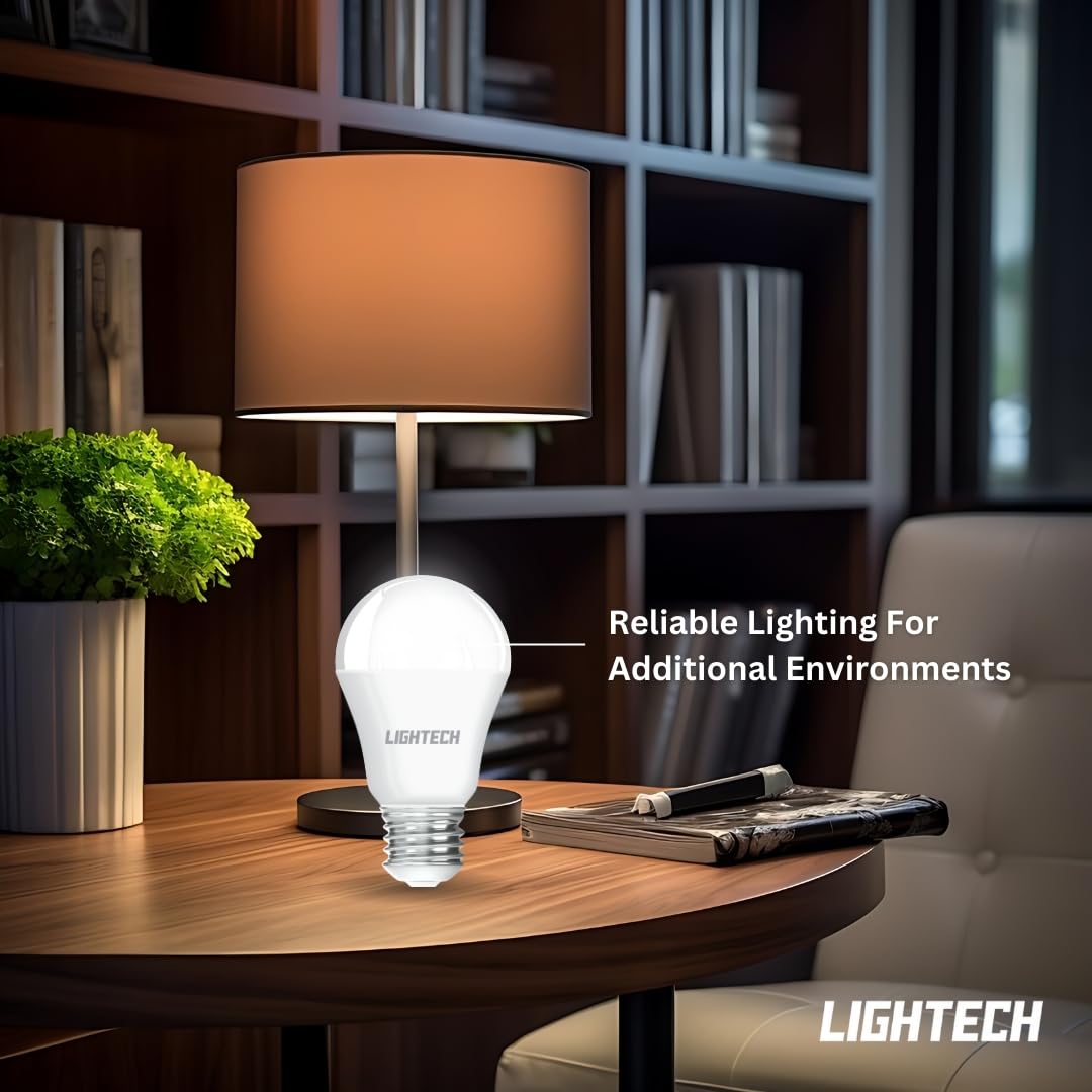 A19 LED Light Bulbs, 12 Pack, 60W Equivalent, 9W Daylight 5000K LED Light Bulb, 810 LM, Bedroom, Living Room, Office, Garage, Daylight LED Light Bulbs, Light Bulbs, Non-Dimmable, E26, UL Listed