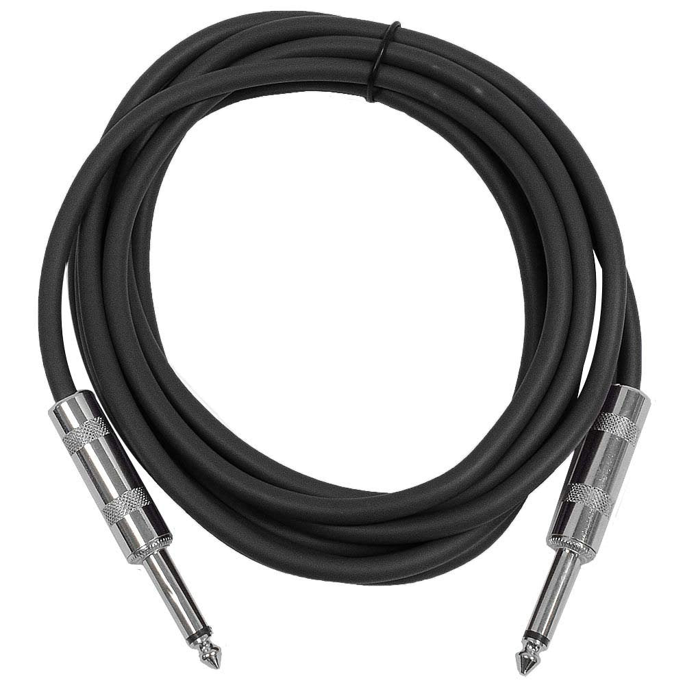Seismic Audio - Sastsx-10 - 10 Foot Ts 1/4 Guitar, Instrument, Or Patch Cable Black