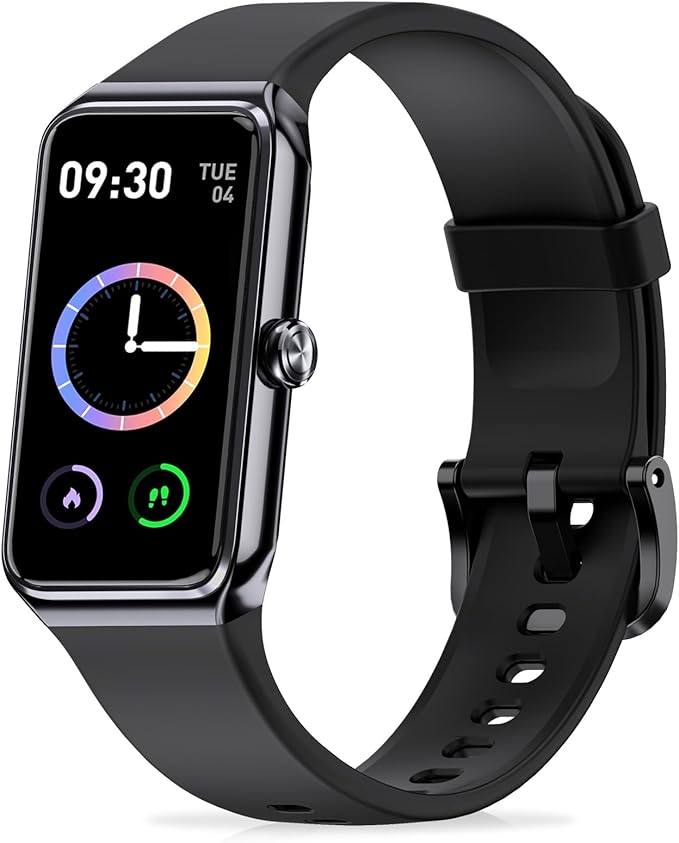 Fitness Tracker with 24/7 Heart Rate,Blood Pressure Sleep Tracking,104 Sports Modes Calories Smart Watch,IP68 Waterproof S...
