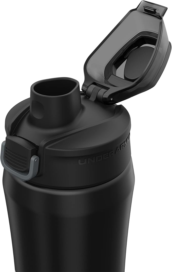 Under Armour 18oz Beyond Stainless Steel Water Bottle, Vacuum Insulated, Self Draining Protective Cap, Leak Proof, For Kids & Adults, All Sports, Gym