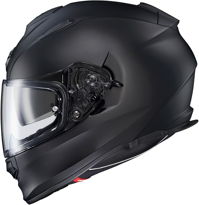 ScorpionEXO Ryzer Full Face Motorcycle Helmet with Pinlock Ready Shield with Integrated Speaker Pockets DOT ECE Approved S...