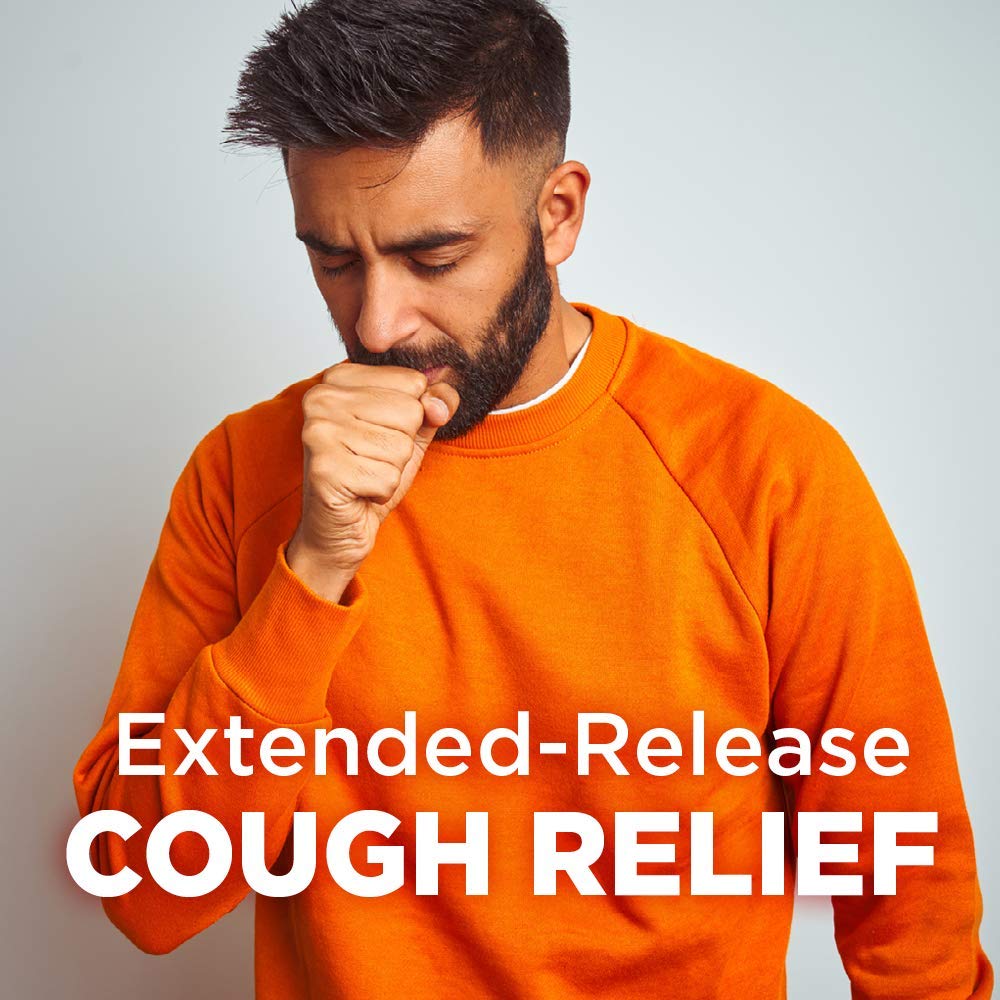 Amazon Basic Care 12 Hour Cough DM Syrup, Extended-Release Dextromethorphan, Orange Flavor Liquid Medicine, 5 fl oz (Pack of 2)