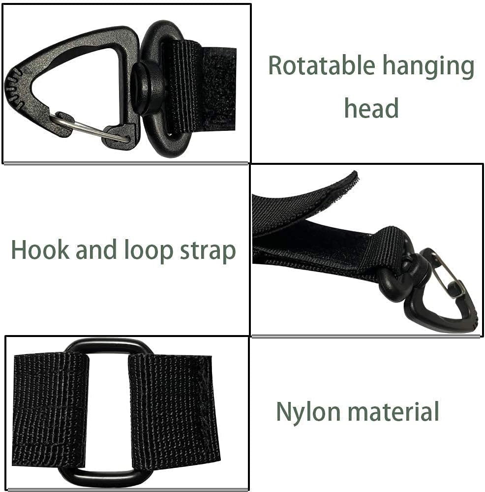 2Pcs SkySmile Glove Holder Strap Climbing Rope Keeper Multi-Purpose Glove Hook Buckle