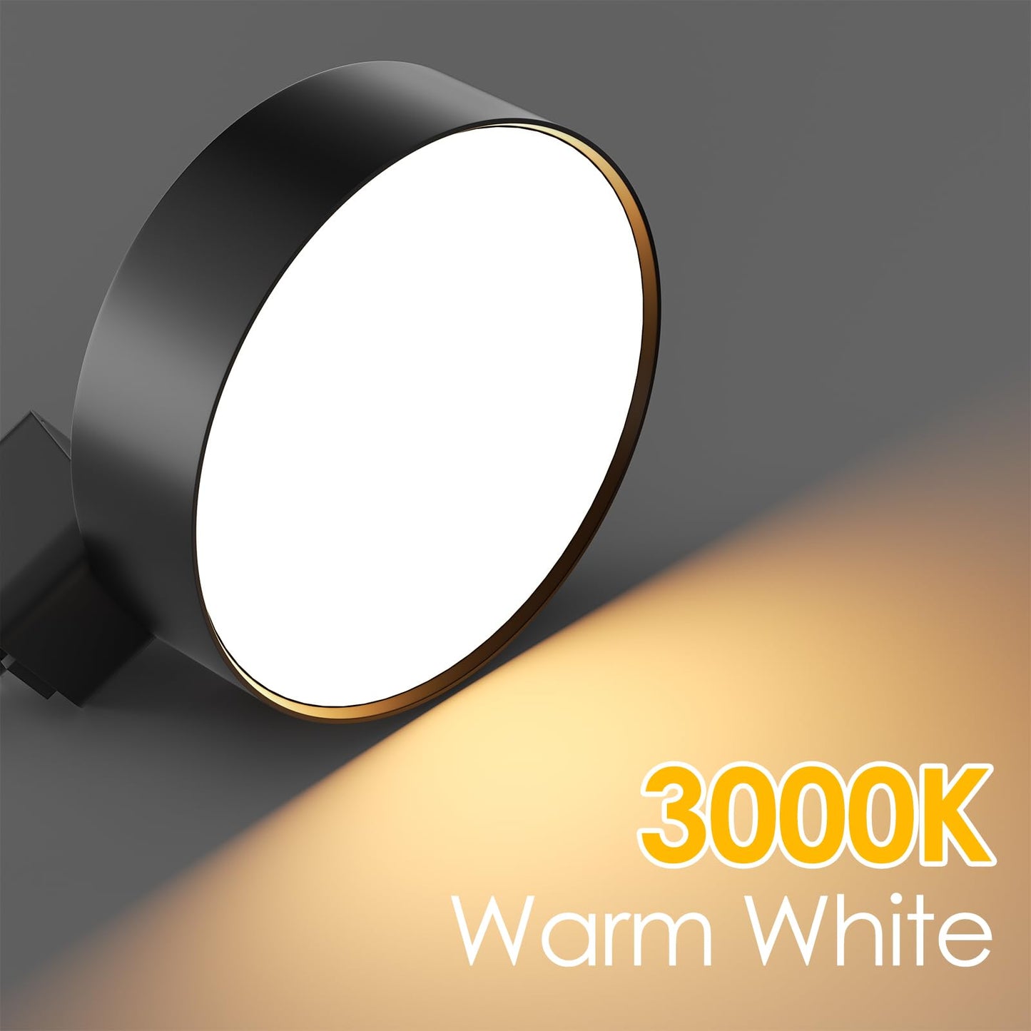 Tuyubee Diffuse Led Track Lighting Heads H Type Track Light Heads Dimmable Kitchen Track Lighting Fixtures Ceiling  Compatible With H Track Rails - Flicker Free Cri90+ 3000K 12W 1000Lm  4 Pack Black