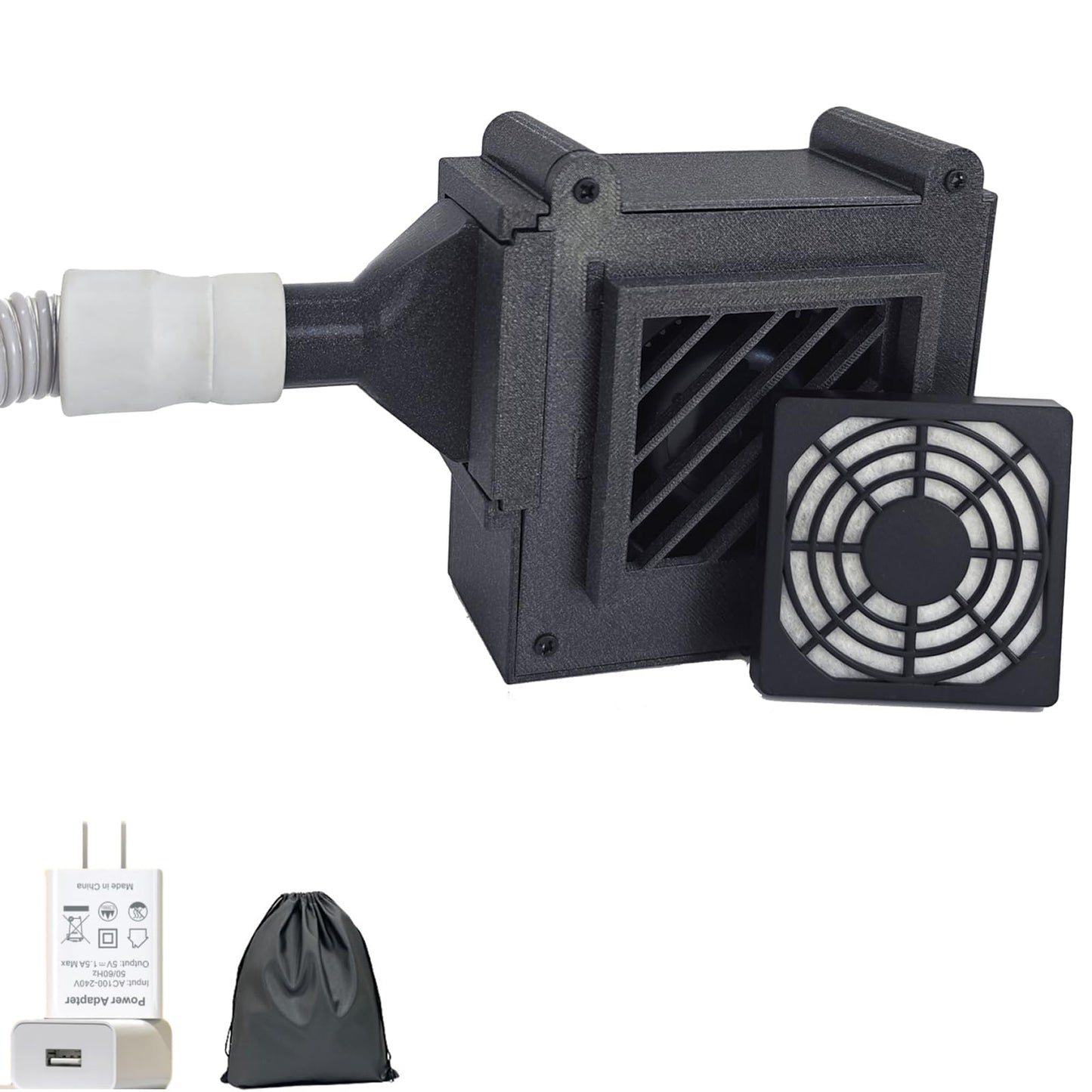 CPAP Hose Dryer with Timer, Fast Drying for 22mm CPAP/BIPAP Tubes, USB-Powered with Air Filter, Compact & Lightweight