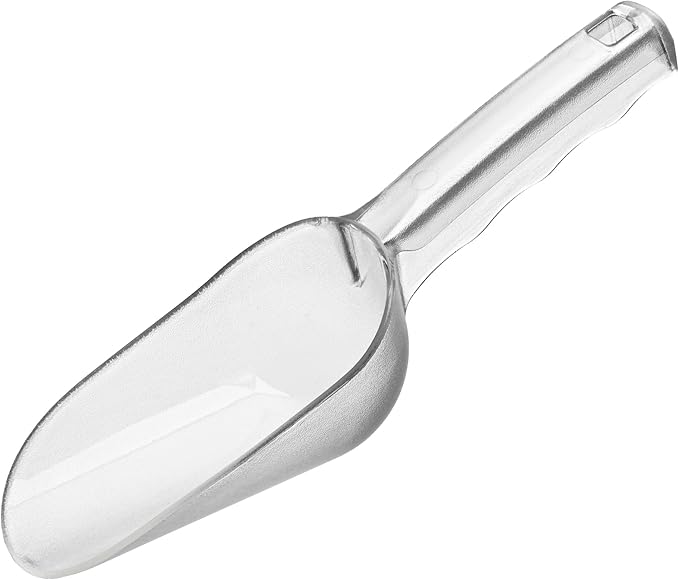 Ice Scoop,ice maker scoop,ice scoopers for ice bucket,Polycarbonate Utility Ice Scoop,12 Oz,Clear,Ergonomic Handle, Applicable to:Ice Maker,Ice Cream,Pets Food,Coffee Beans(1 pcs) M