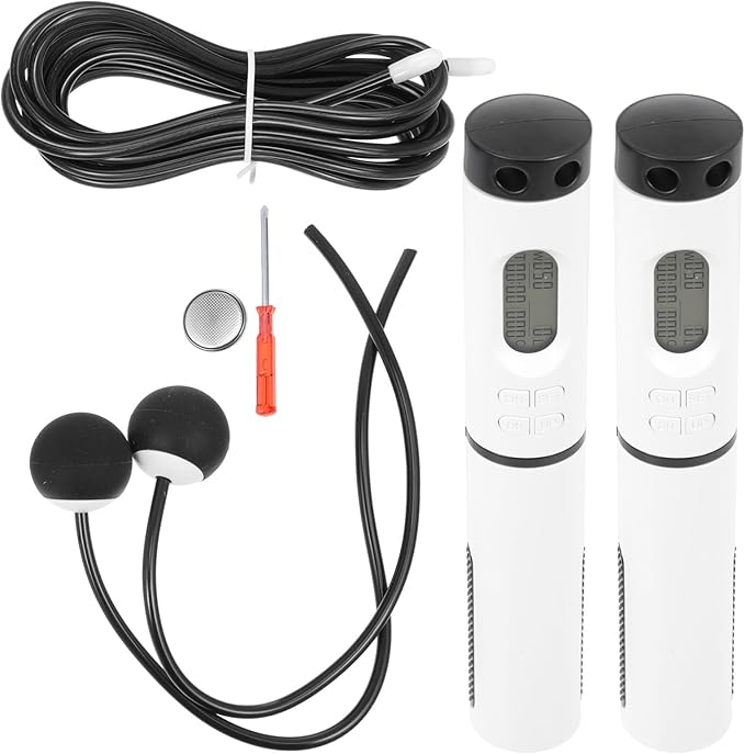 Balacoo Smart Weighted Ropeless Jump Rope Digital Counter, Cordless Indoor Workout Fitness Skipping Rope for Adults and Ho...
