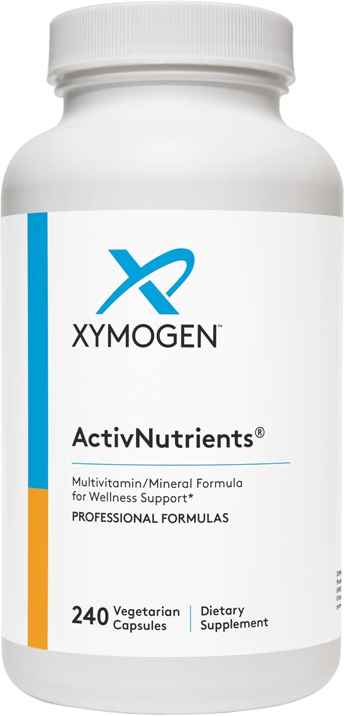 XYMOGEN ActivNutrients with Iron and Copper - Multivitamin Multimineral for Wellness, Immune, Energy and Mood Support - Ch...