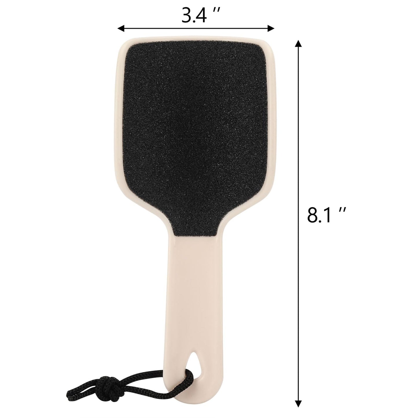 2 Pcs Curved Foot File Callus Remover for Feet, U Shaped Foot Scrubber Dual Sided Heel File Scraper Dead Skin Remover