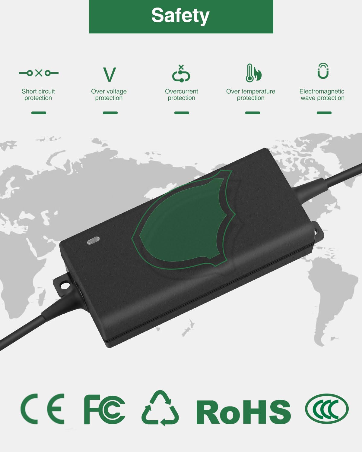 CPAP Machines Power Cord - 24V 65W Charger for ResMed Airsense 11 Air11 S11 AirMini AutoSet Elite 39205 E1399, 【20V PD 100W USB-C Port Converter to 24 Volt CPAP Port】