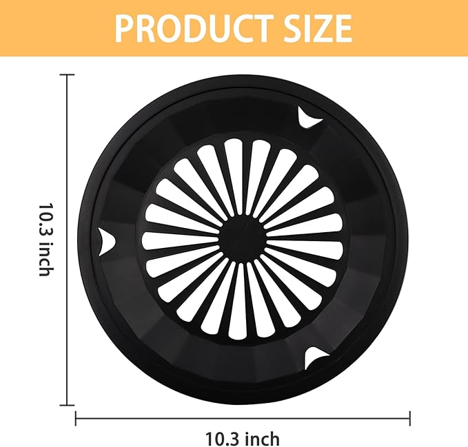 Paper Plate Holders 4 Packs with Snap-in Grooves 10.5 Inch Plastic Paper Plate Holders Reusable 4 Color Heavy Duty Supports for Picnic Party Dinner