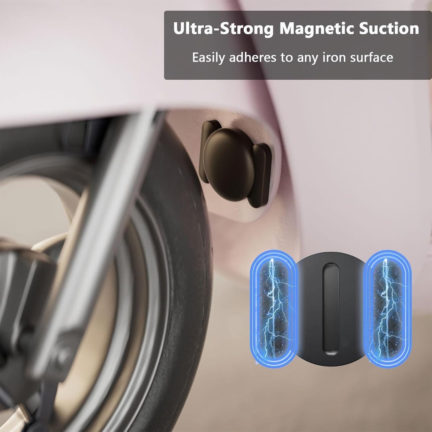 Hongtop Tracker Device For Vehicle,No Monthly Fee Real Time Gps Car Tracker Works With Apple Find My (Ios Only),Mini Hidden Car