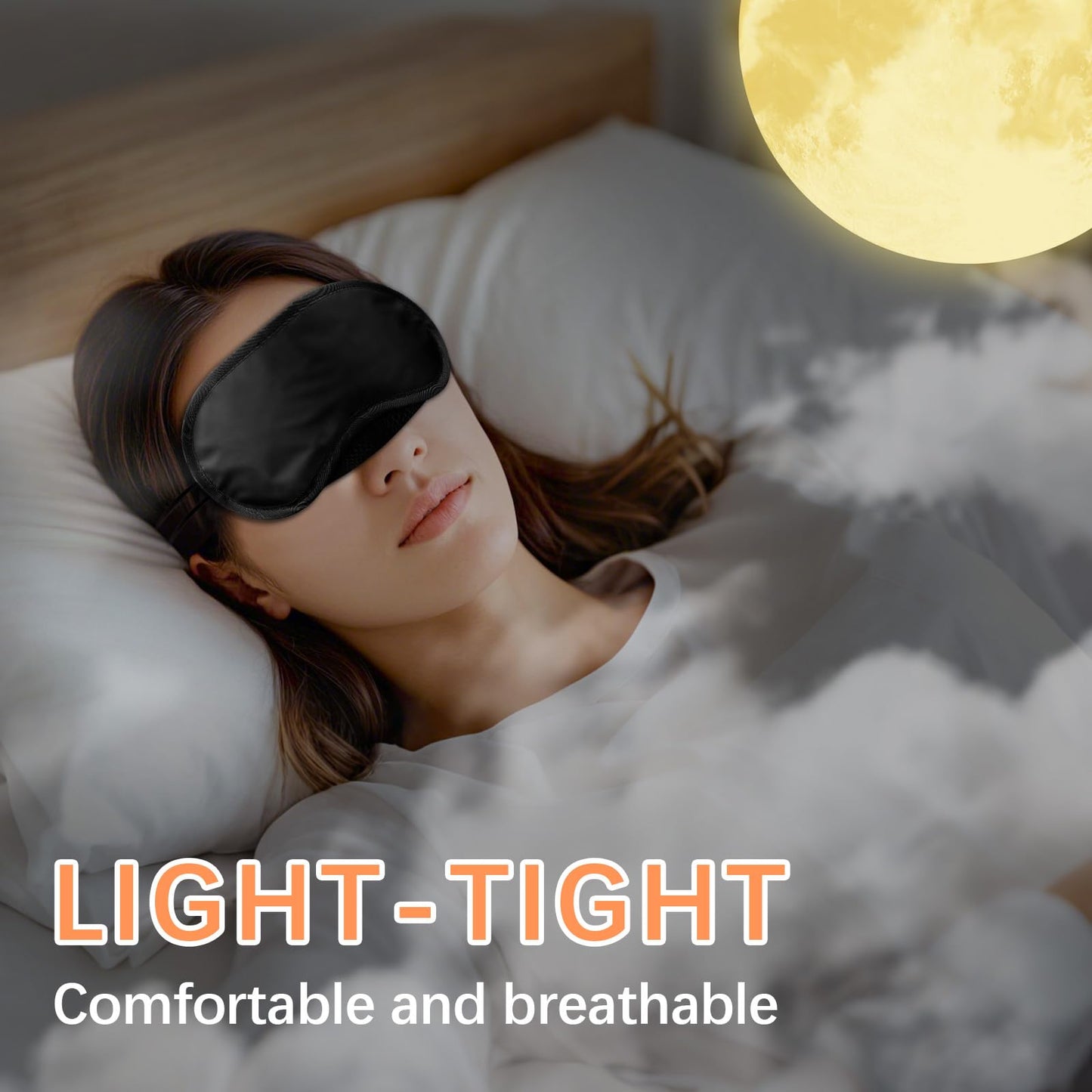 40 Pcs Blindfolds for Party Games, Multi-Color Eye Mask Sleep Masks Bulk with Nose Pad and Adjustable Strap for Women Men 4 Layers Blindfold Sleeping Mask for Team Building