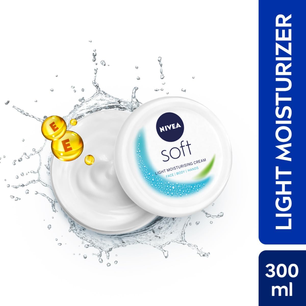 Nivea Soft Light Moisturising Cream | 300ml/10.14 Fl Oz (Pack of 1)