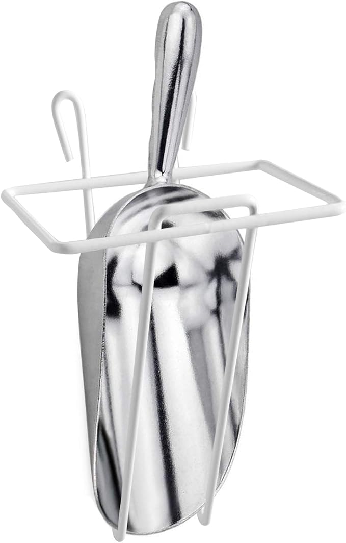 CUSINIUM 12 oz Aluminum Ice Scoop with Holder